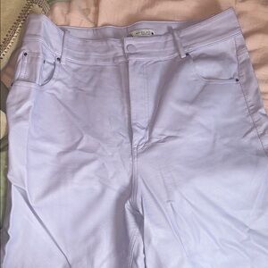 Chico's Lilac Faux Leather Pants